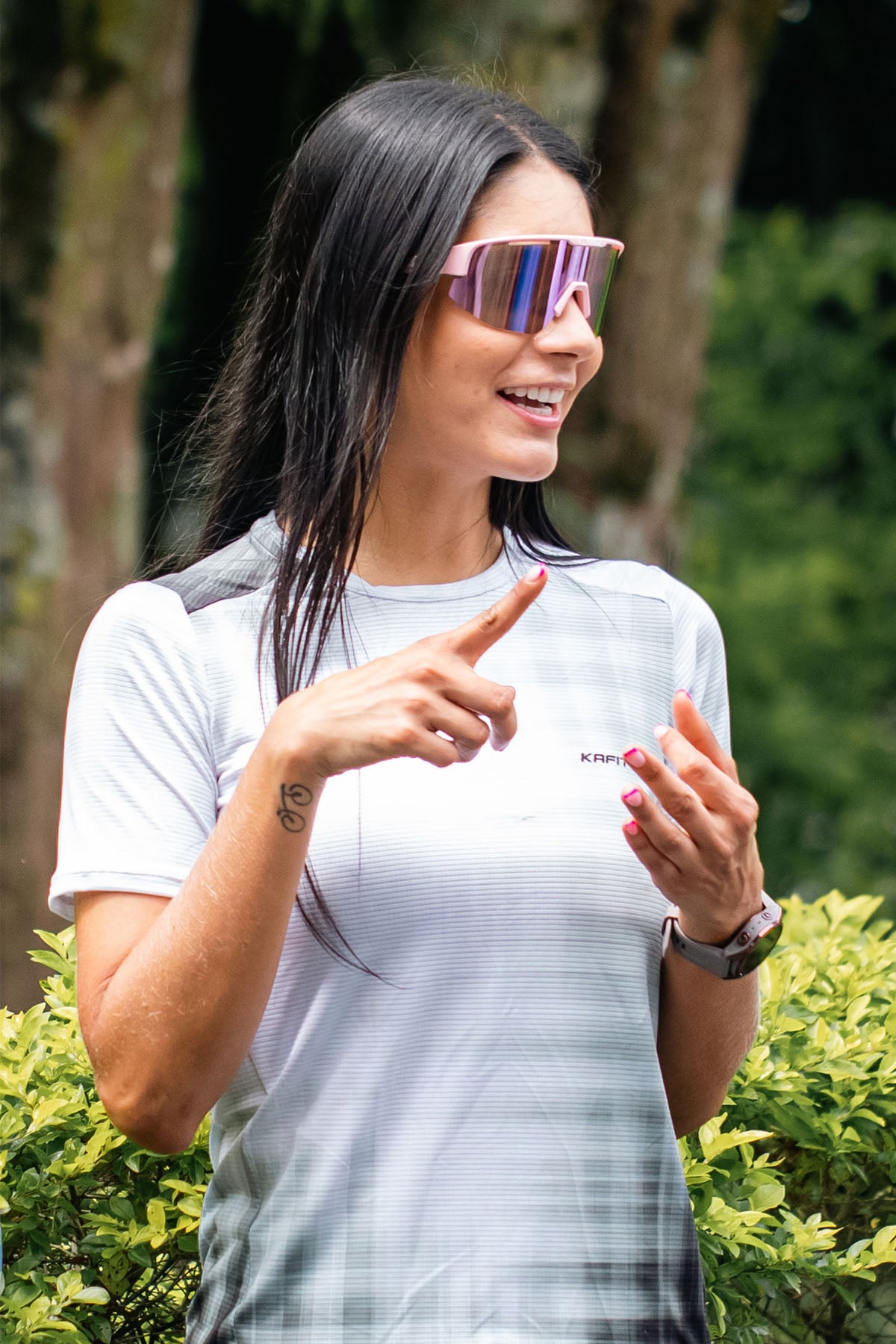 CAMISETA RUNNING MC MOSCATO MUJER
