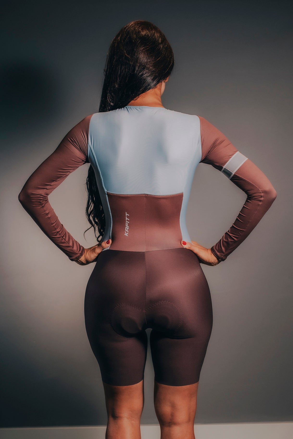 ENTERIZO DE CICLISMO ML LUXURY ANT MARRON