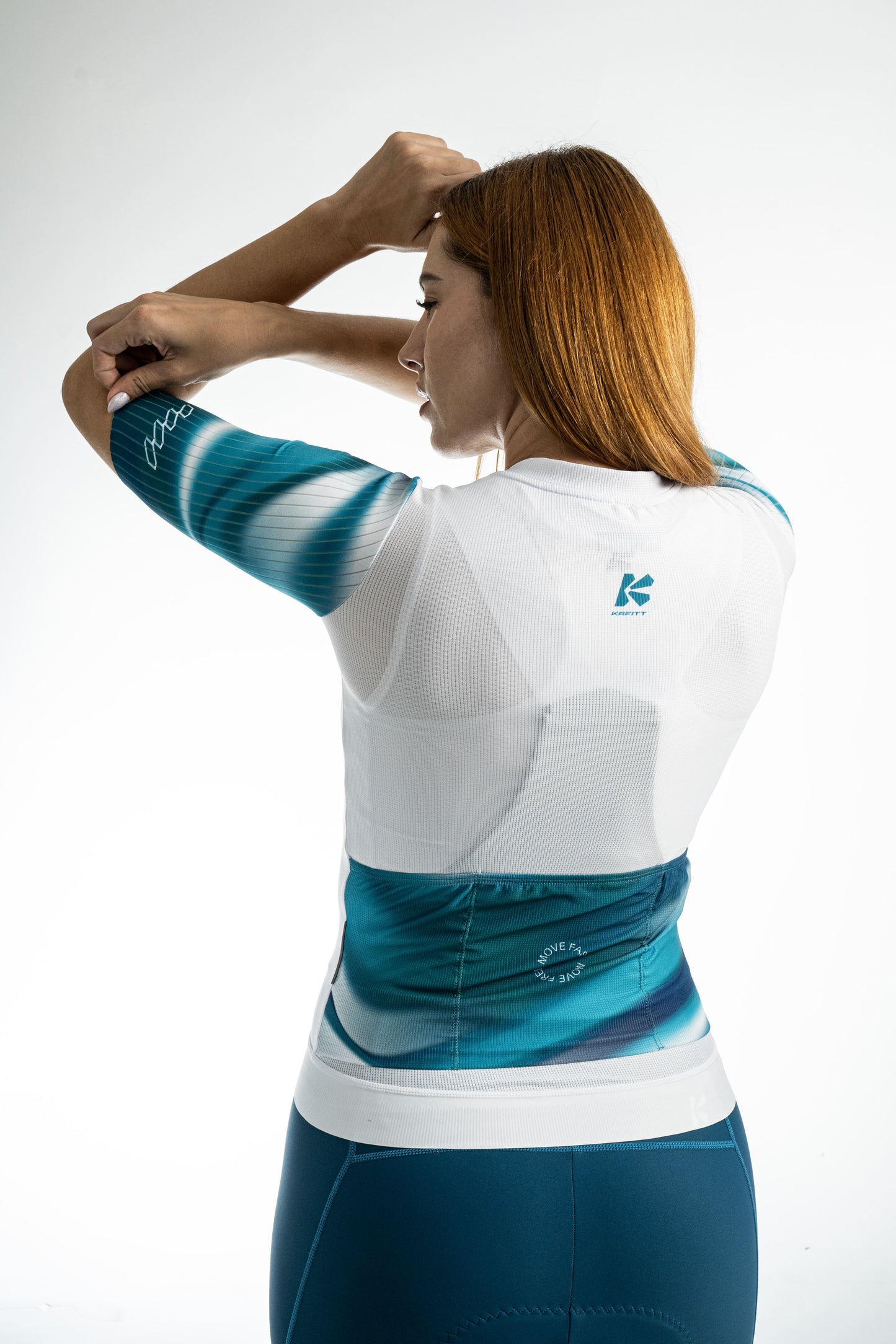 Jersey Flowtech Turquesa Mujer