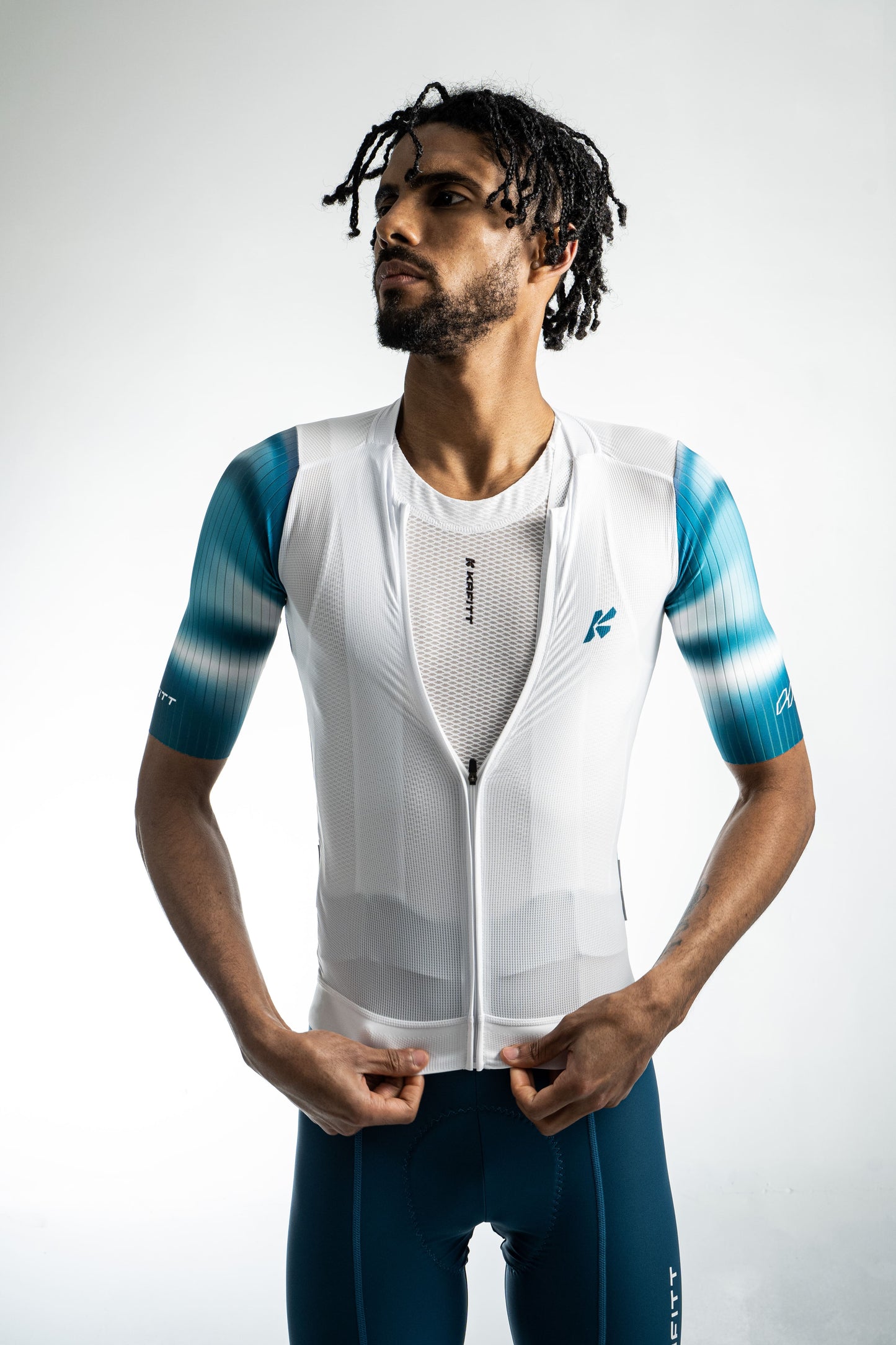 Jersey Flowtech Turquesa Hombre