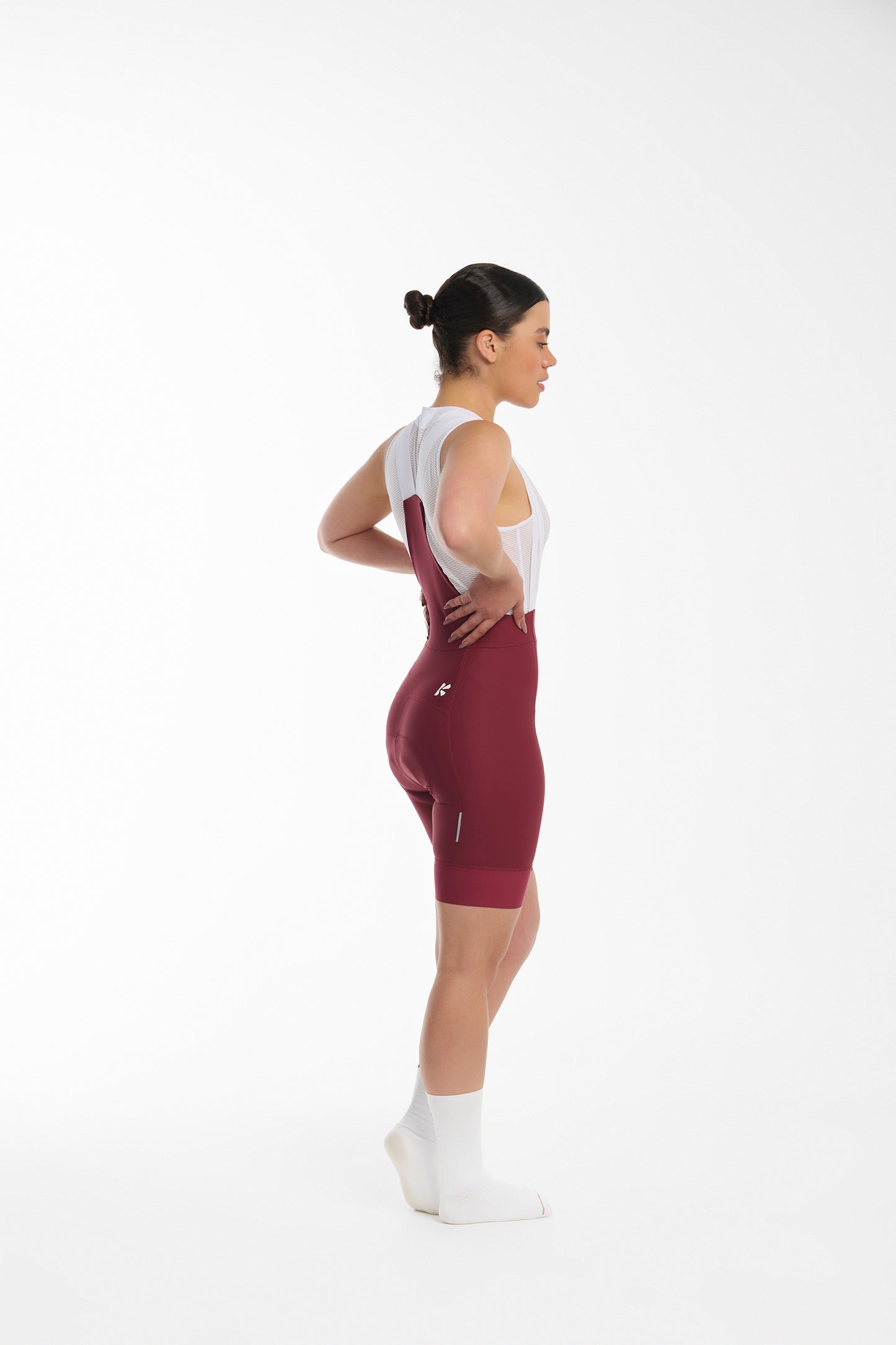 Pantaloneta Pro Tour 2 Vinotinto Mujer