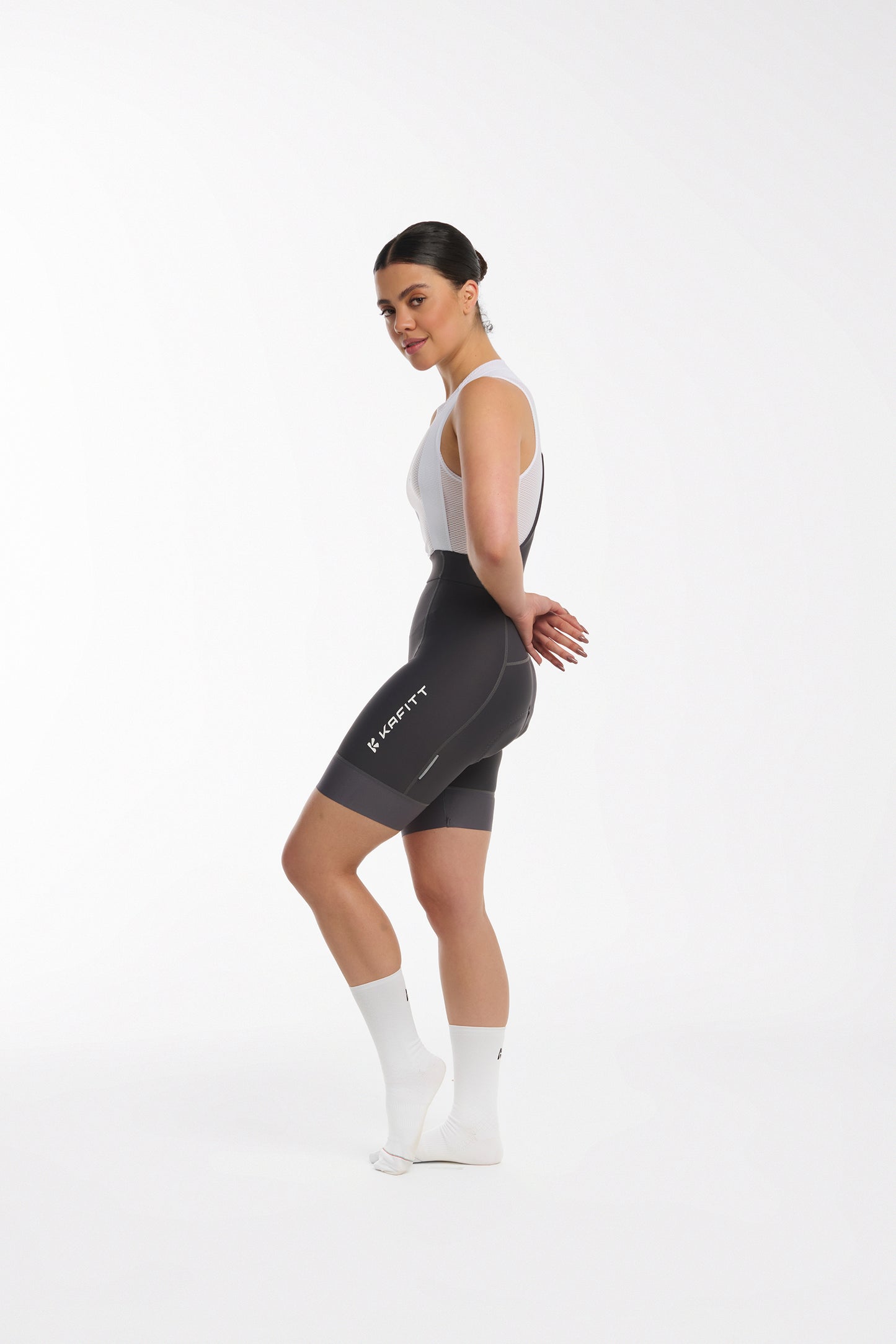 Pantaloneta Pro Tour 2 Gris Mujer