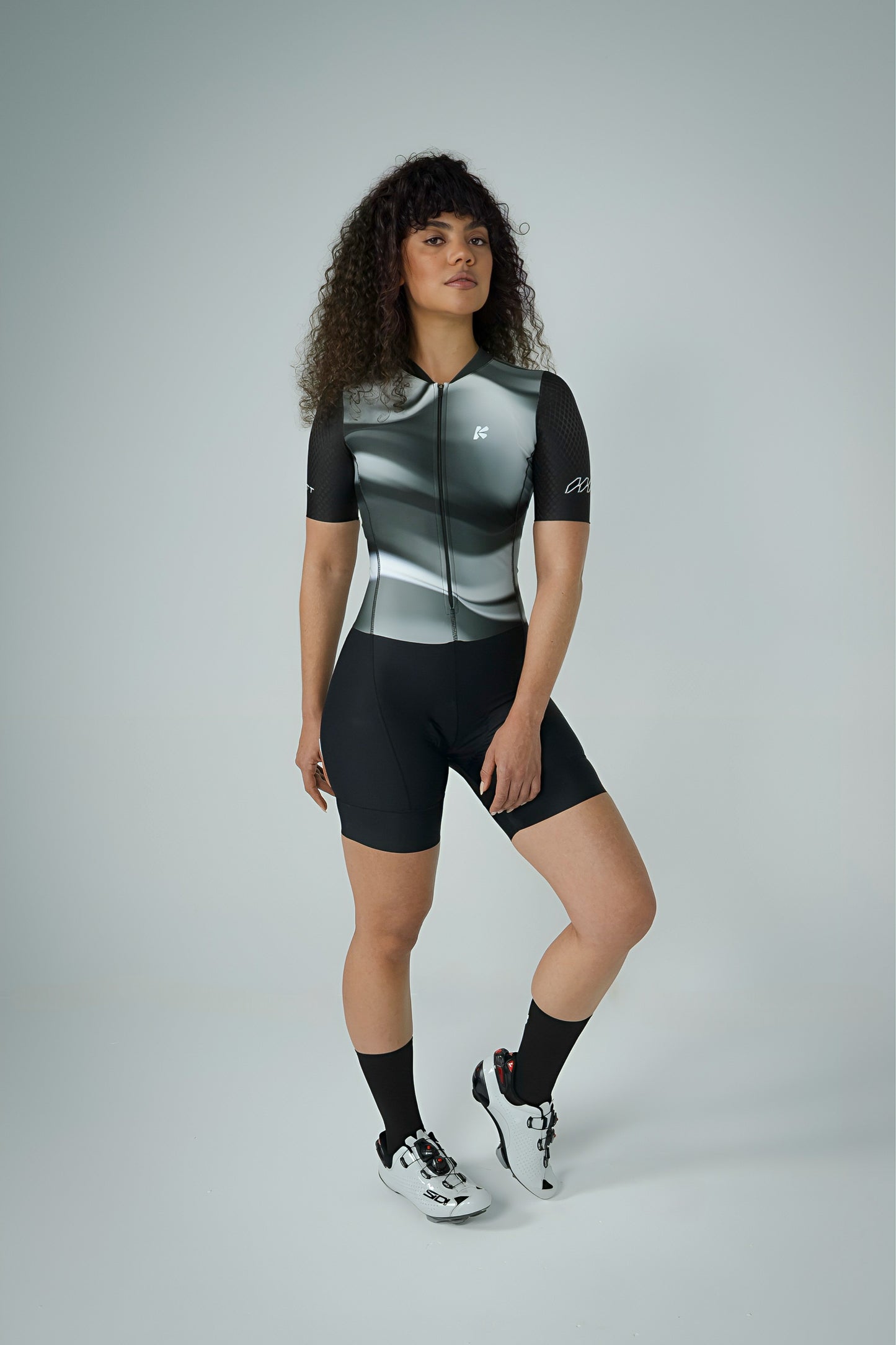 Enterizo de ciclismo momentum negro