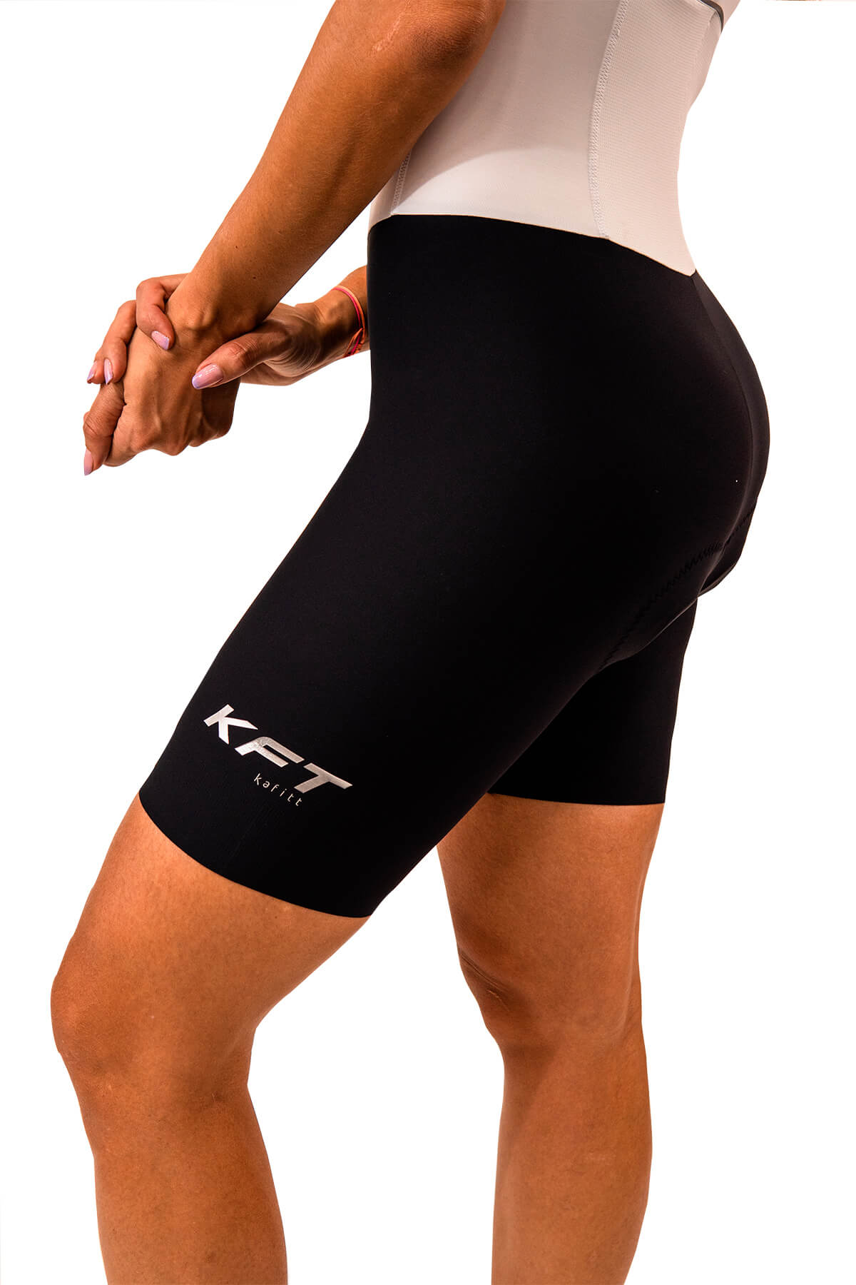 ENTERIZO DE CICLISMO LUXURY SLIM FIT BLANCO Y NEGRO