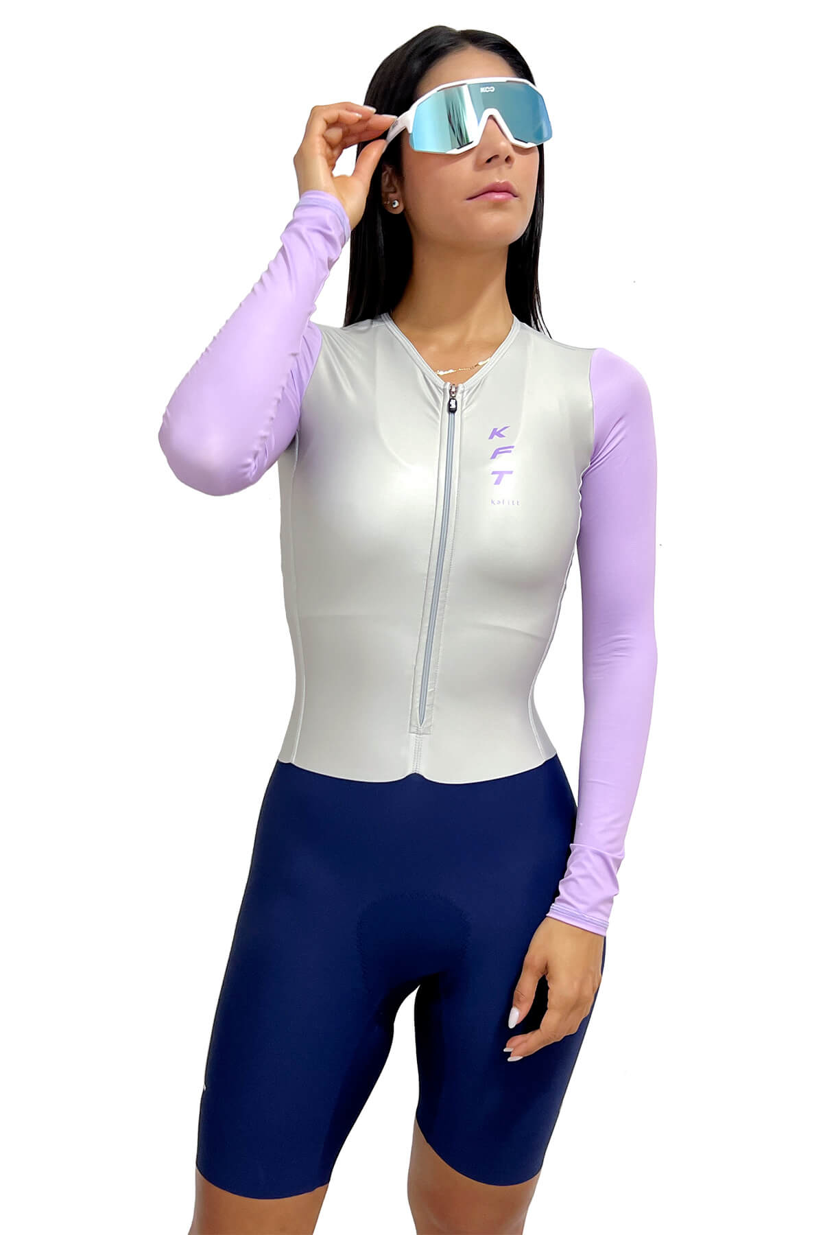 ENTERIZO DE CICLISMO LUXURY AMATISTA CLARO