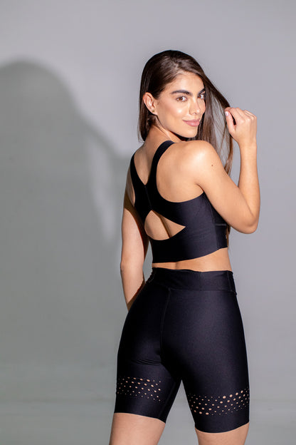 TOP MARIPOSA NEGRO