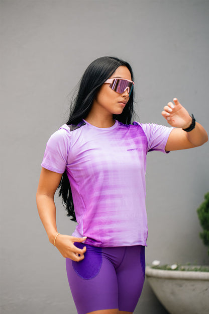 CAMISETA RUNNING MC MALBEC MUJER