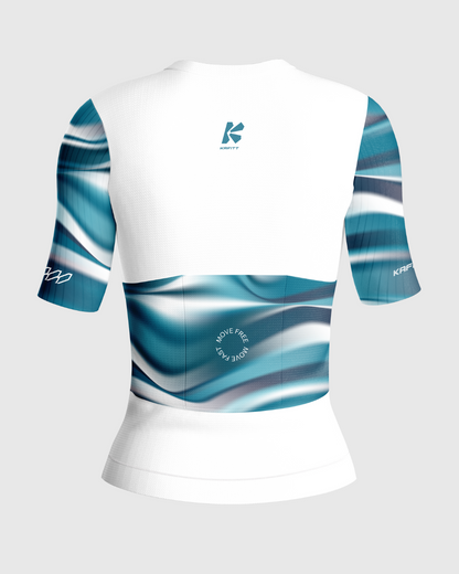 Jersey Flowtech Turquesa Mujer