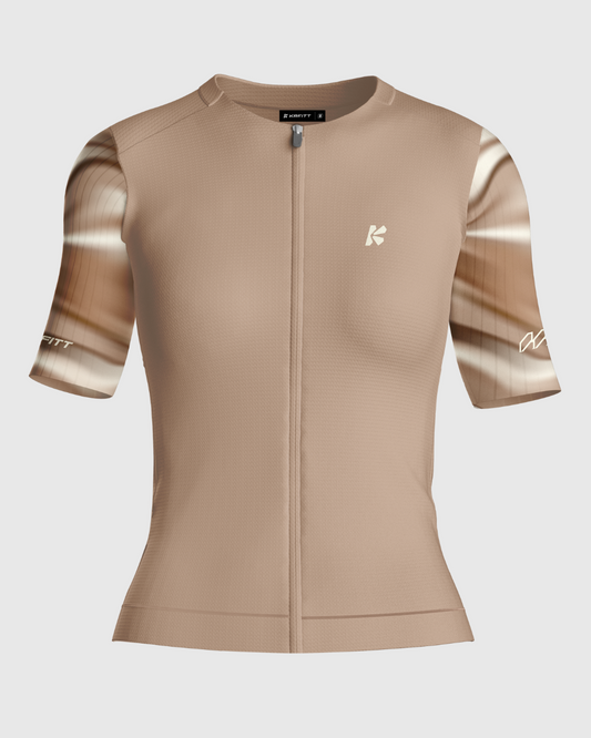 Jersey Flowtech Beige Mujer