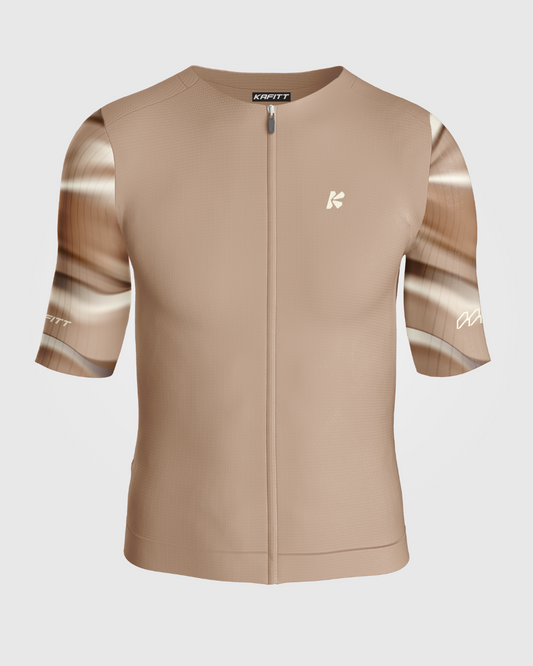 Jersey Flowtech Beige Hombre