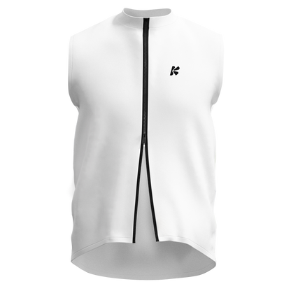 Chaleco Dryshell Blanco Hombre