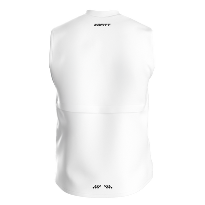 Chaleco Dryshell Blanco Hombre