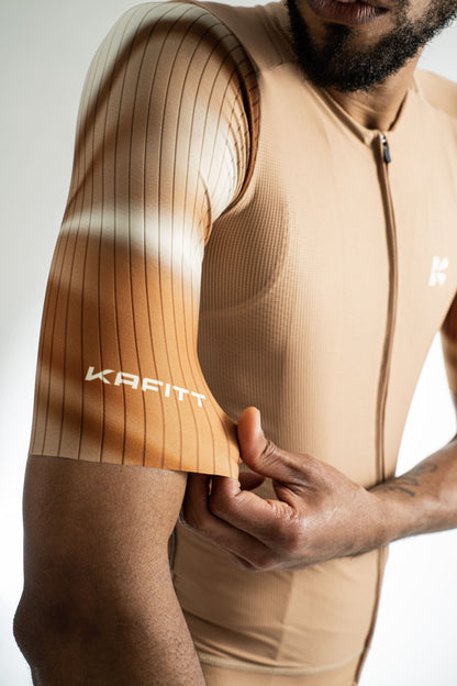 Jersey Flowtech Beige Hombre