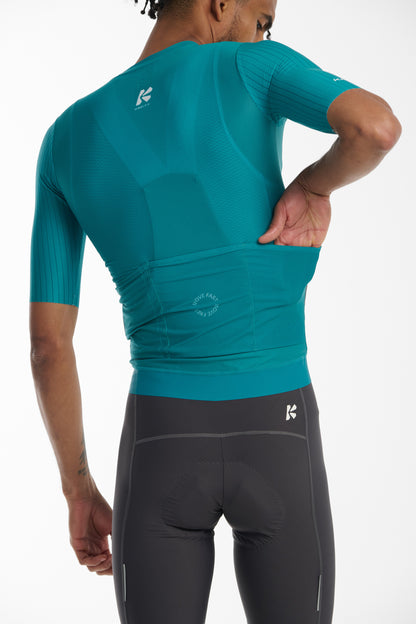 Jersey Flowtech Essense Aqua Hombre