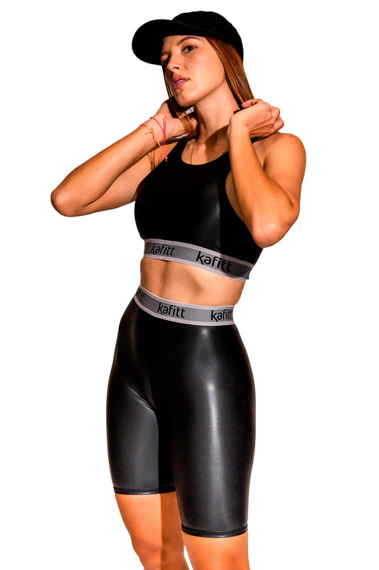 LICRA CASUAL CORTA NEGRA